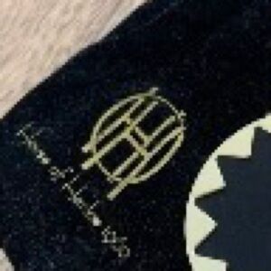 House of Harlow long gold rhinestone starburst pendants necklace